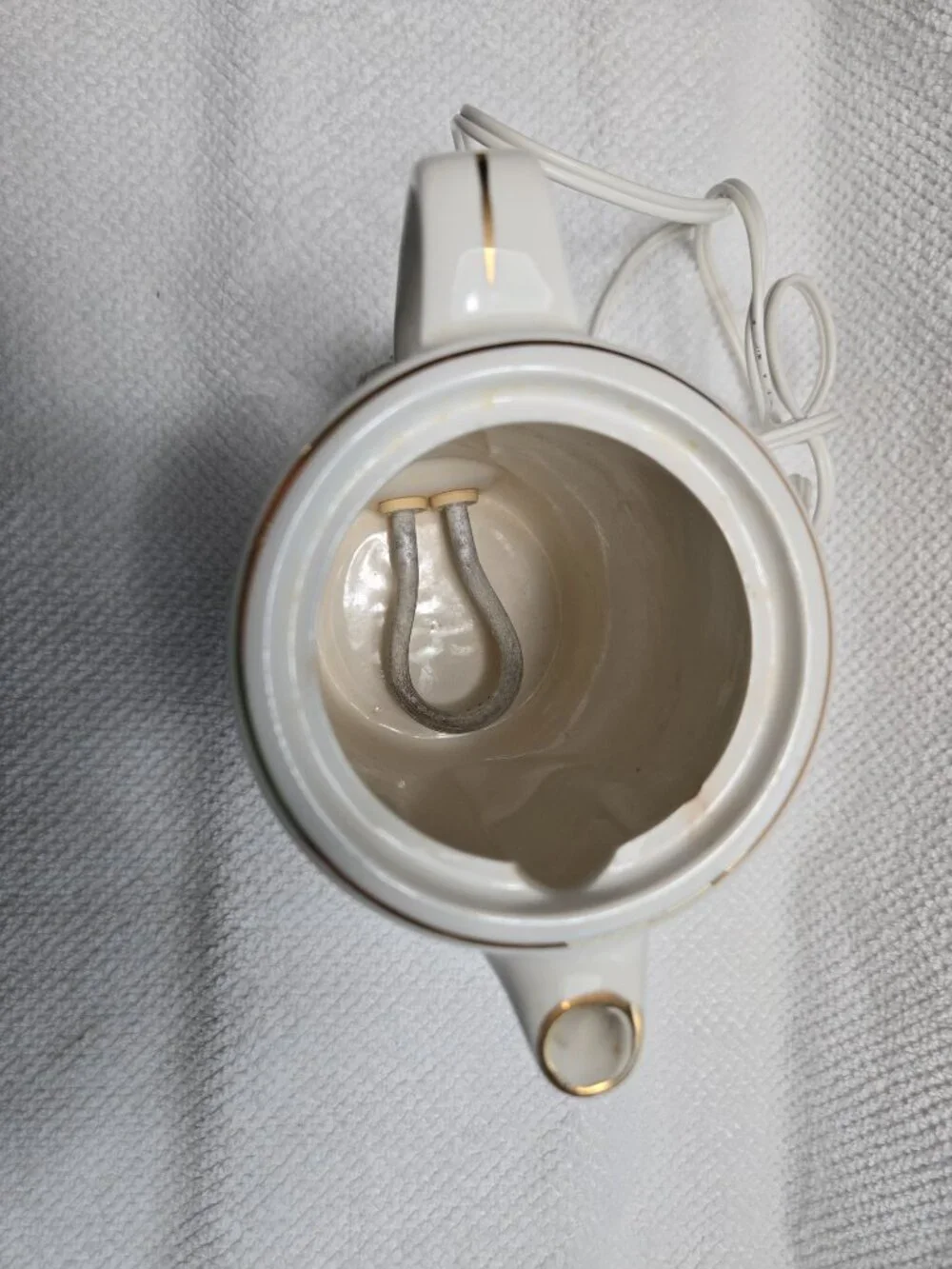 VINTAGE FLORAL ELECTRIC CERAMIC TEA POT - Picture 3 of 6